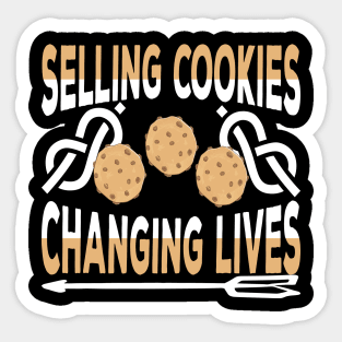 Selling Cookies, Changing Lives troop leader Sticker